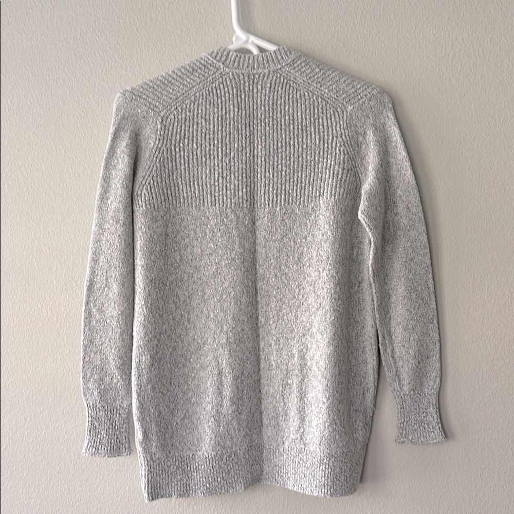 Abercrombie & Fitch Gray Cardigan Sweater ,botton down front with 2side pockets - Picture 4 of 6